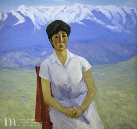 Хайнзангийн Содномцэрэн (род. 1947) Галя. 1987 г. Холст, масло. 94х100.