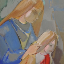 Калинина Ирина Павловна (род. 1948) &laquo;Утро&raquo; 2014 г. Холст, темпера. 85х65,5
