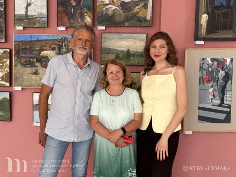Участие сотрудников Художественного музея в защите выпускных работ учащихся Новоалтайского художественного училища. 25 июня 2026 года