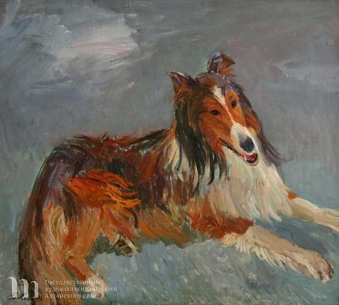 Ковешникова Майя Дмитриевна (1926-2013) &laquo;Дик&raquo;. 1989 г. Холст, масло. 80х90,2