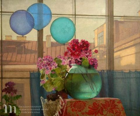 Эберлинг Альфред Рудольфович (1872-1951) &laquo;Натюрморт&raquo;. 1948 г. Холст, масло. 82х98,5
