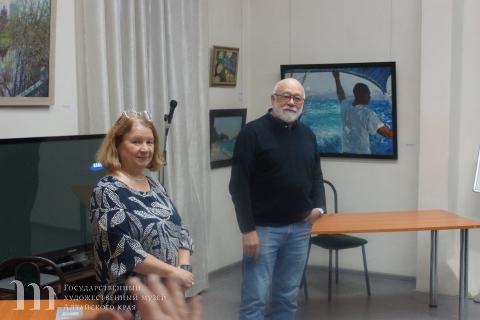 Творческая встреча с художником Николаем Мингалеевым в рамках выставки &laquo;Немного о себе&raquo;. 24 мая 2026 года