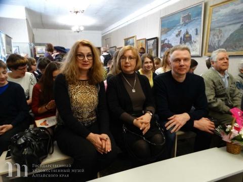 А.Г. Борунов, Н.В. Гончарова и Е.Э. Борунова на VII &laquo;Боруновских чтениях&raquo;