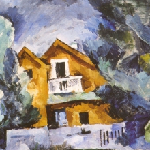 Кончаловский Петр Петрович (1876-1956) Дача. 1919 г. Холст, масло. 48х59.