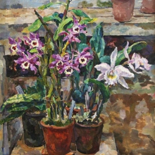 Кончаловский Петр Петрович (1876-1956) Натюрморт. 1928 г. Xолст, масло. 89,5x75.