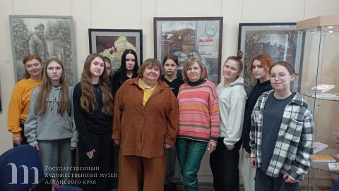 В музее состоялась творческая встреча с профессором Алтайского государственного педагогического университета Ларисой Шокоровой