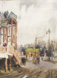 Бурков Геннадий Федорович (1936-2016) &laquo;Подмосковье. Тарасовка&raquo;. Государственный художественный музей Алтайского края