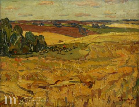 Борунов Геннадий Федорович (1928-2008). Осень. Боровиковский лог. 1977 г. Из собрания Государственного художественного музея Алтайского края