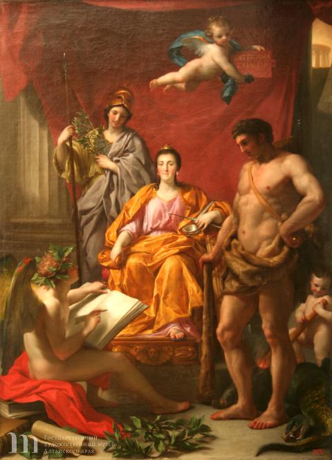 Антон Рафаэль Менгс (1728-1779). &laquo;Триумф Екатерины&raquo;. 1770-е гг. Из собрания Государственного художественного музея Алтайского края