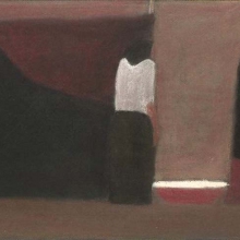  Дик Петр Гергардович (1939-2002) Разговор. Бумага, пастель. 33,5х69,5.