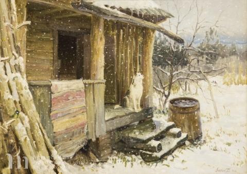 Плохих Дмитрий Владимирович (род. 1981) &laquo;Покров день&raquo;. 2014 г. Холст, масло. 70,5х98