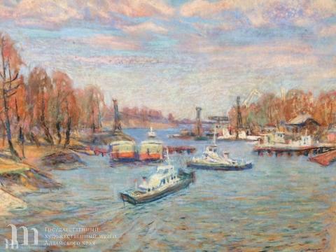 Открытие передвижной выставки &laquo;Мир графики Г.Ф. Буркова&raquo; в МБУК г. Новоалтайска &laquo;Новоалтайский краеведческий музей им. В.Я. Марусина&raquo;. 02 апреля 2019 года