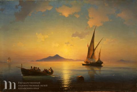 И.К. Айвазовский. Неаполитанский залив. 1841. Государственный музей-заповедник "Петергоф".