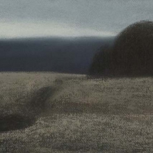 Дик Пётр Гергардович (1939-2002) Просторы. Лист I. 1996 г.  Бумага, пастель. 25,5х59,5.