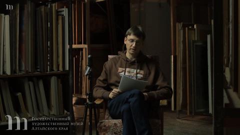 Видеодоклад сотрудника Художественного музея Александра Рыжова к 90-летнему юбилею художника А.В. Нижегородцева