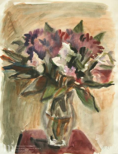 Жаренова Элеонора Александровна (род. 1934). Букет. 2009 год. Из собрания Государственного художественного музея Алтайского края.