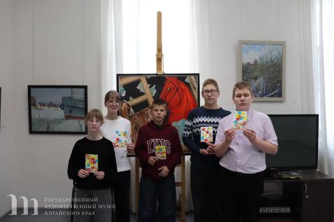 Продолжаются встречи в рамках проекта Художественного музея и Алтайской общеобразовательной школы №2 &laquo;Музейный урок&raquo;