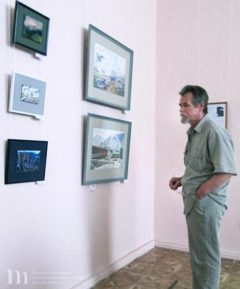 На выставке В.С. Муратова