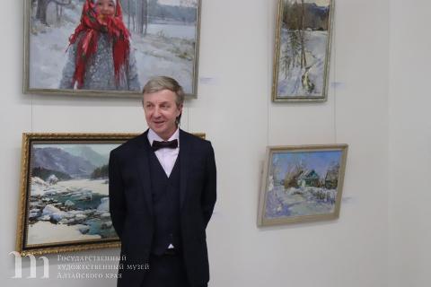 Мастер-класс Василия Куксы на выставке &laquo;Алтай &ndash; души моей исток&raquo;. 20 марта 2024 года