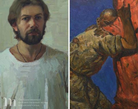 Открытие выставки &laquo;О смысле жизни&raquo; красноярских художников Максима Руднева и Андрея Кольцова. 21 августа 2025 года