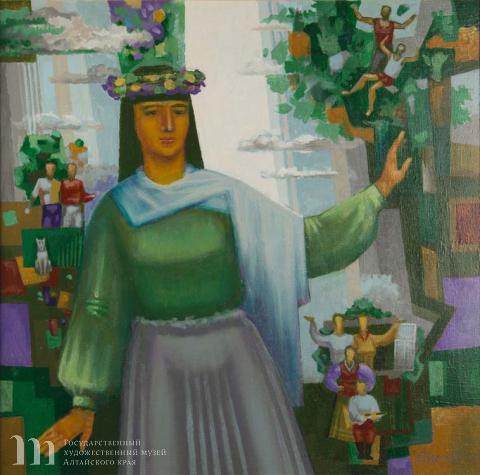 Тимуш Владимир Филиппович (род. 1949) Лето. Из серии &laquo;Калейдоскоп. Времена года.&raquo; 2013 г. Холст, акрил. 80х81.