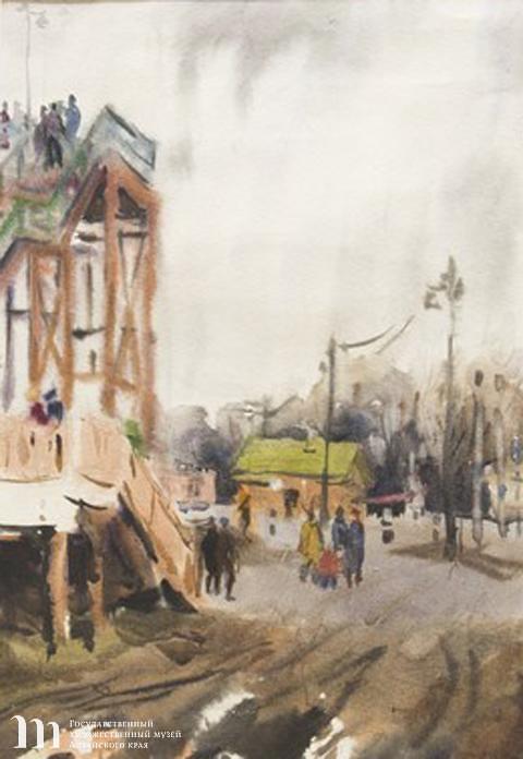 Бурков Геннадий Федорович (1936-2016) &laquo;Подмосковье. Тарасовка&raquo;