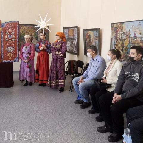 Игровая программа, посвященная Дню открытия музея, для подопечных неврологического диспансера им. Эрдмана. 04 февраля 2022 года