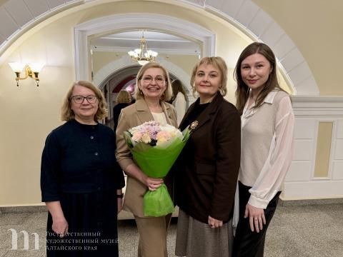 Сотрудники музея приняли участие в расширенном заседании коллегии Министерства культуры Алтайского края. 26 марта 2026 года