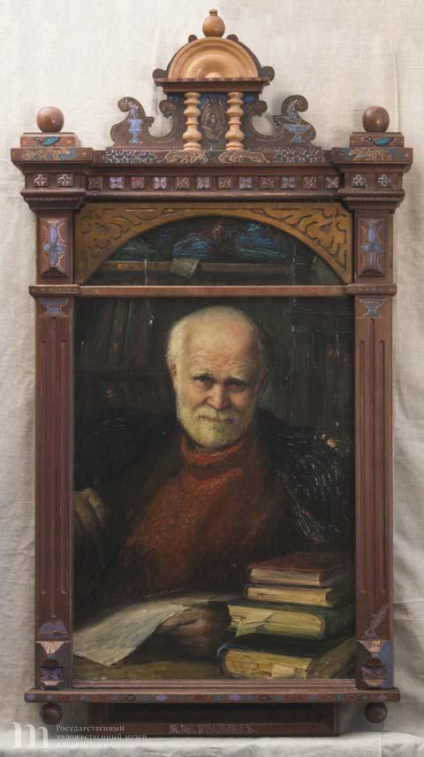 Широв Пиргелди Довлетович (род. 1966) А. Родионов. 2003 г. Холст, дерево, масло. И: 87х50,5. Р: 130х70,5.