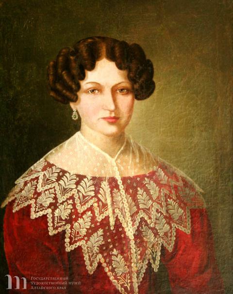 Аргунов Яков Иванович (1784-после 1835) Женский портрет. 1830 г. Холст, масло. 65х53.