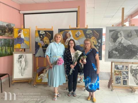 Участие сотрудников Художественного музея в защите выпускных работ учащихся Новоалтайского государственного художественного училища. 22-24 июня 2023 года