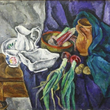 Кончаловский Петр Петрович (1876-1956) Натюрморт. 1920 г. Xолст, масло. 89x104.