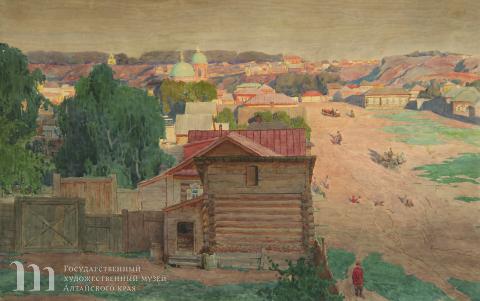 Никулин А.О. Панорама. 1917. Государственный художественный музей Алтайского края